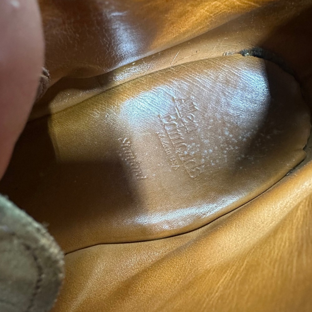 Allen Edmonds Stanford 6751 Brown Suede Leather Plain Toe Chukka Boot Mens 11.5D - Picture 11 of 12